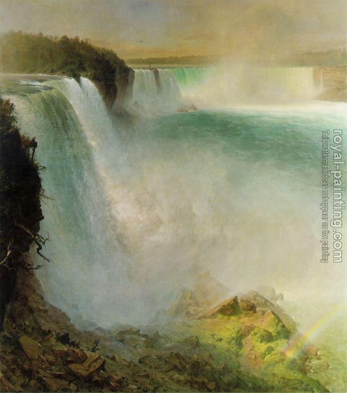 Frederic Edwin Church : Niagara Falls, from the American Side